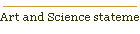 Art and Science statement