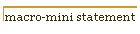 macro-mini statement